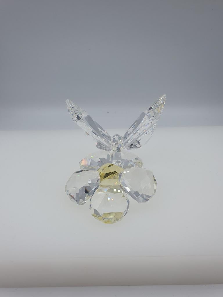 Swarovski Vlinder op bloem., Verzamelen, Swarovski, Ophalen of Verzenden, Zo goed als nieuw