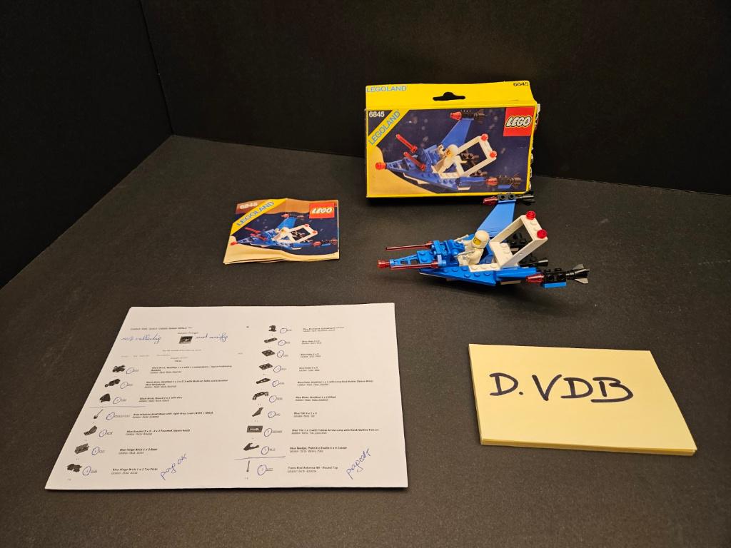 LEGO Classic Space 6845 Cosmic Charger MET DOOS, Ophalen of Verzenden, Zo goed als nieuw, Complete set, Lego