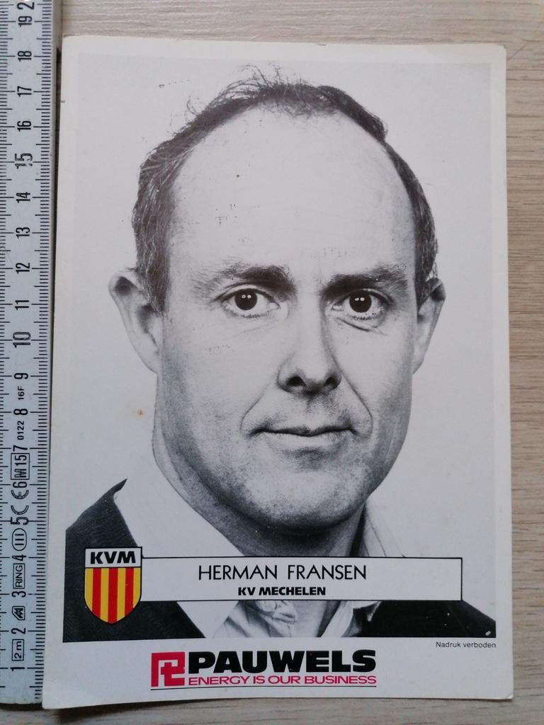 Photo : ancien joueur du KV Mechelen 19cmx13cm, Collections, Enlèvement ou Envoi, Comme neuf