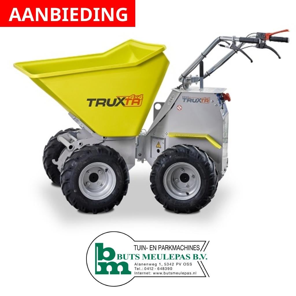 Truxta Bendie EB500PPTP 4x4 elektrische dumper, kruiwagen, Tuin en Terras, Ophalen, Nieuw, Elektrisch, Truxta