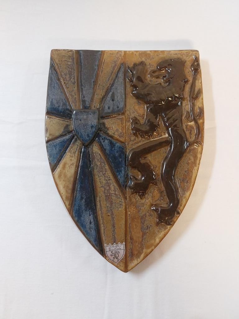 wapenschild van keramiek, Antiek en Kunst, Antiek | Keramiek en Aardewerk, Ophalen of Verzenden
