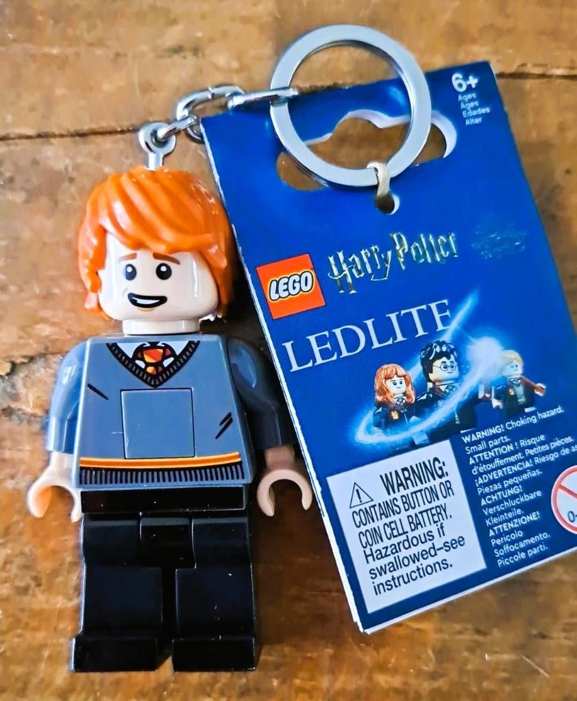 Porte-clés/porte-clés LEGO Harry Potter Ron Weasley, Collections, Enlèvement ou Envoi, Neuf, Peluche ou Figurine