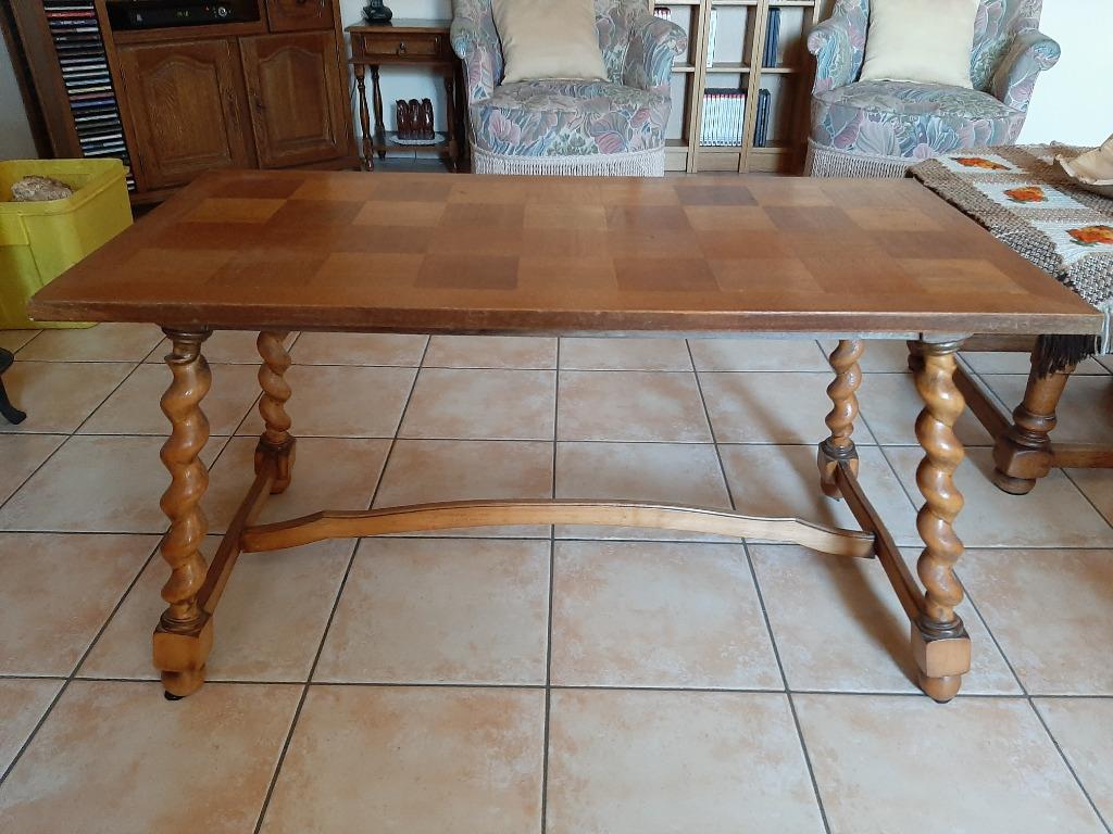 Houten salontafel, Moins de 50 cm, Klassiek, 50 à 100 cm, Enlèvement