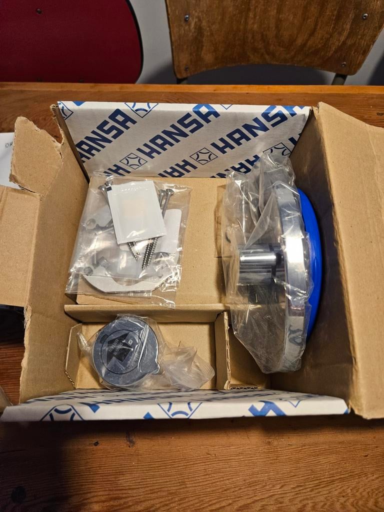 Hansa thermostatische inbouw douchekraan, Ophalen