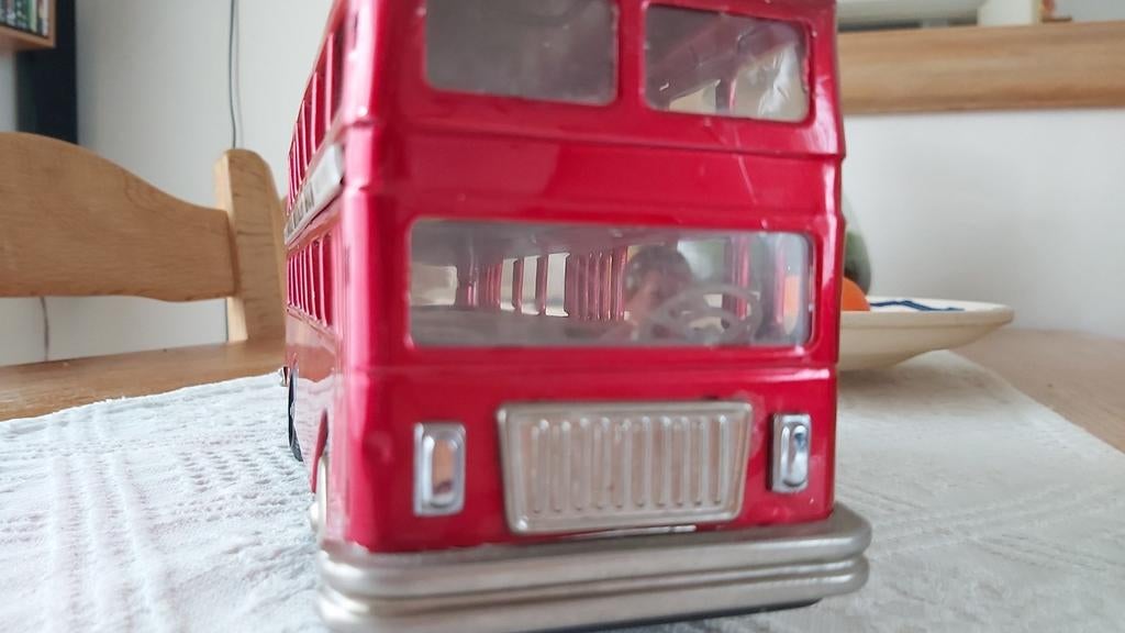 Magnifique bus anglais vintage à deux étages MF185, Enlèvement ou Envoi