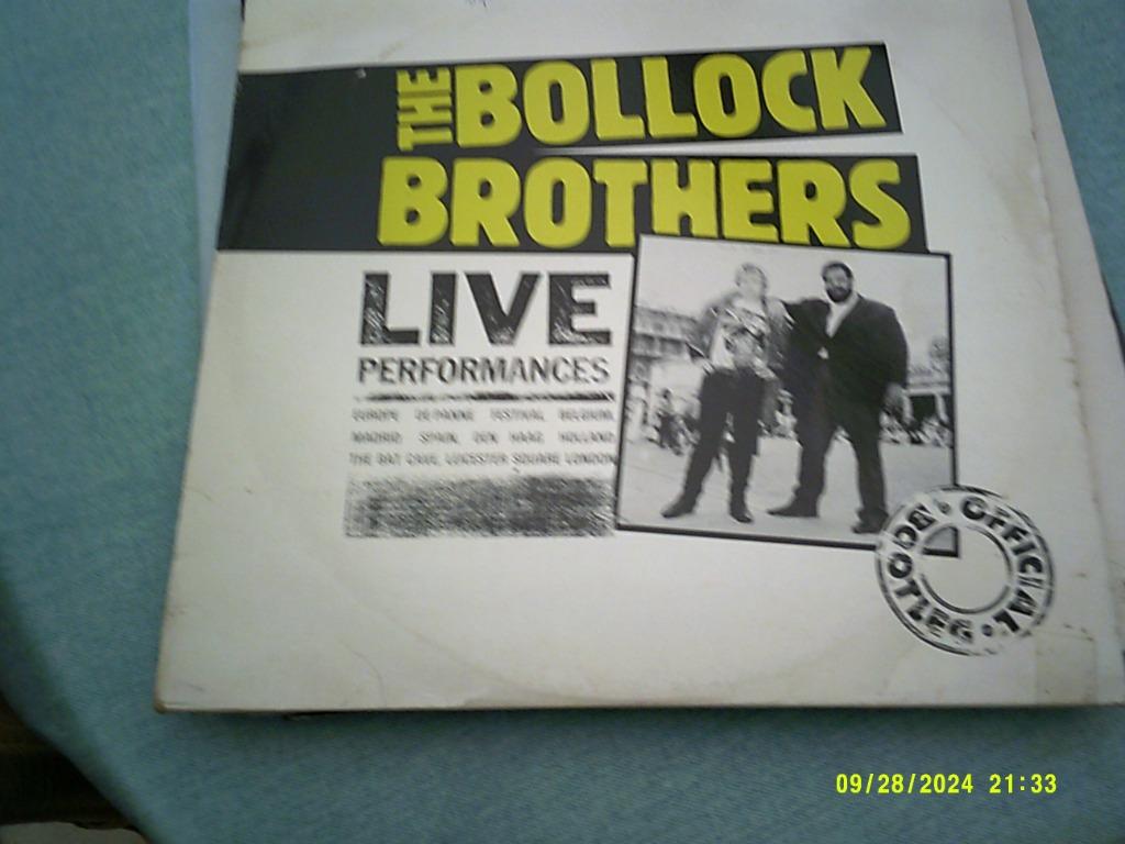 The Bollock Brothers – Live Performances - Official Bootleg, Ophalen of Verzenden, Zo goed als nieuw, 12 inch, Alternative