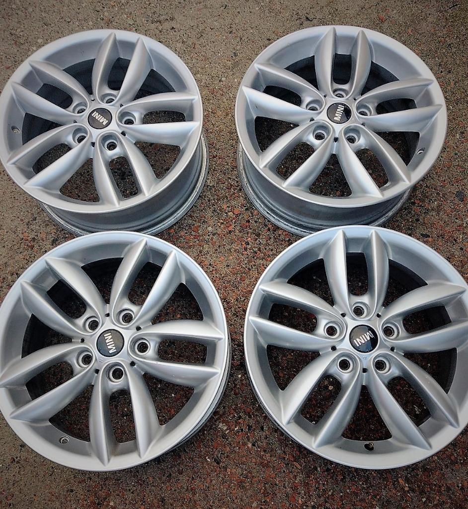 4 jantes 17" 5x120 D'origine Mini, Enlèvement
