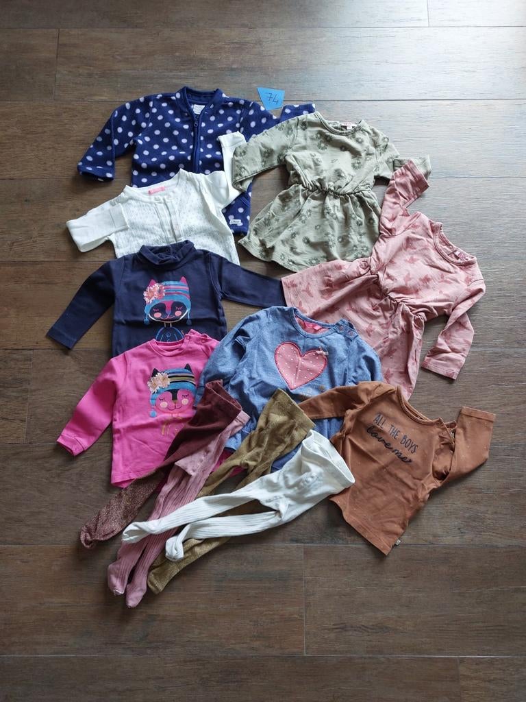 Bundel meisjeskleding maat 74, Kinderen en Baby's, Ophalen of Verzenden, Zo goed als nieuw
