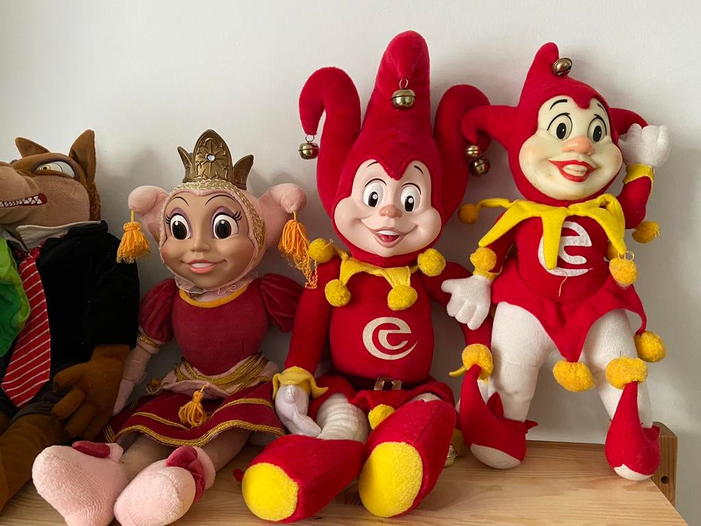 Vintage & recentere knuffels Efteling: pardoes pardijn ea, Ophalen, Zo goed als nieuw