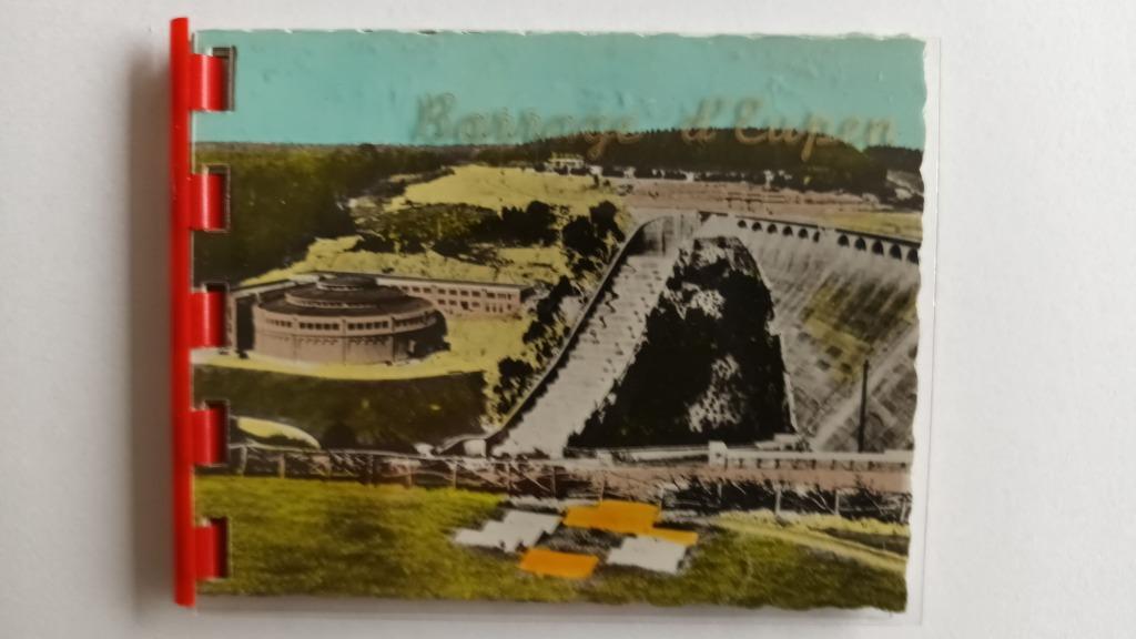carnet spiralé de photos du barrage d'Eupen 1960 parfait, Collections, Enlèvement ou Envoi