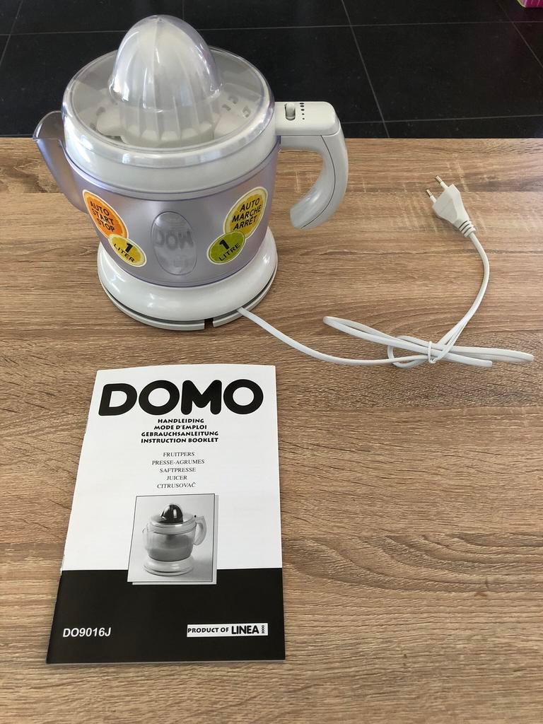 Fruitpers Domo, Ophalen, Zo goed als nieuw, Elektrisch, Citruspers