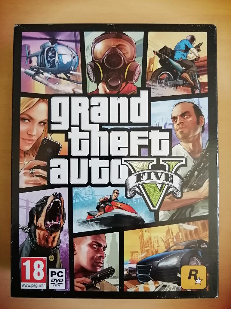 Coffret Grand Theft Auto V (GTA 5) PC DVD-ROM 7 disques, Games en Spelcomputers, Ophalen of Verzenden, Zo goed als nieuw, Avontuur en Actie