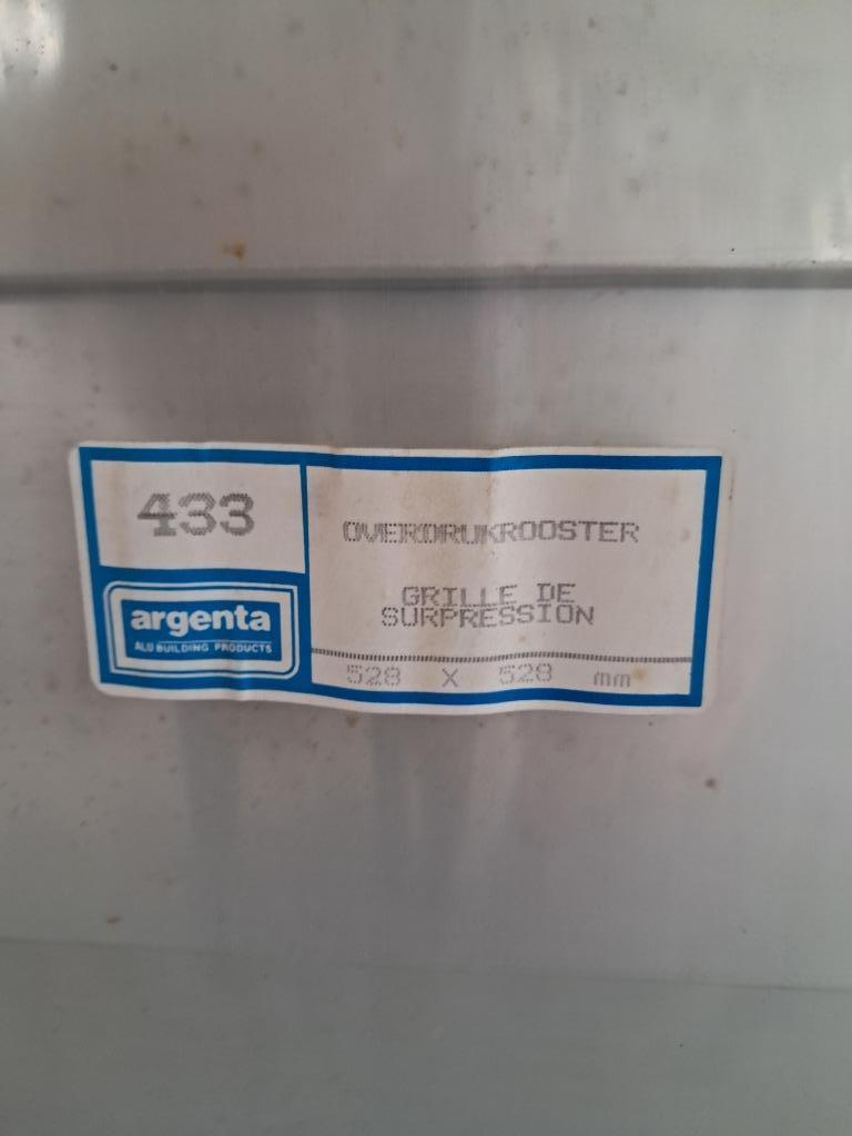 Overdrukrooster Renson, Enlèvement, Neuf