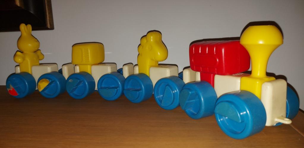 Speelgoed trein Educo Baby, Ophalen of Verzenden, Gebruikt, Bouwen