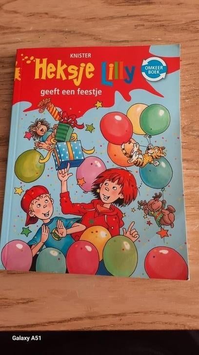 Heksje Lily geeft een feestje en Heksje Lilly en de Dino, Ophalen of Verzenden, Zo goed als nieuw