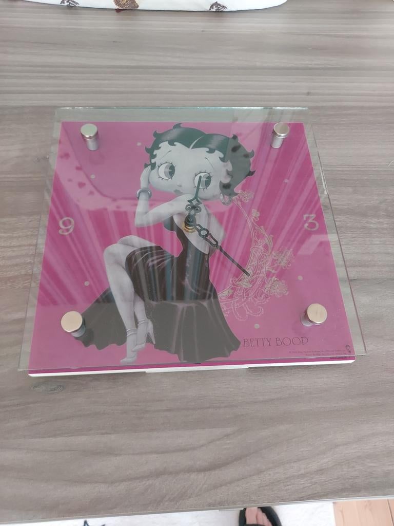 Betty Boop klok, Maison & Meubles, Enlèvement, Comme neuf