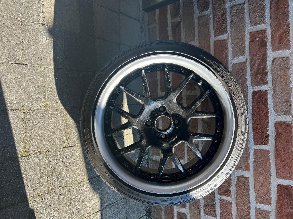17 inch velgen met nog redelijke banden voor mazda mx 5, Ophalen, 17 inch, Band(en)