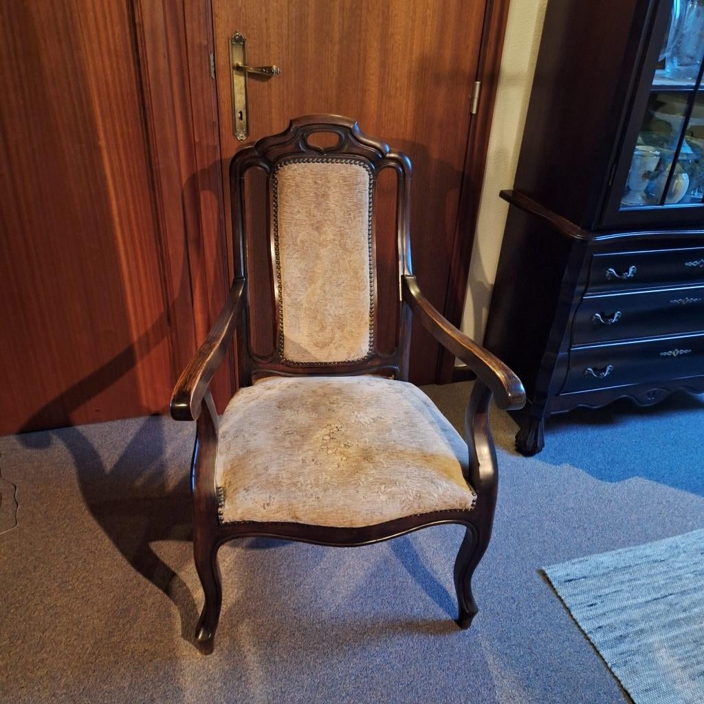 zetel voltaire, Ophalen, Gebruikt, Eenpersoons, Rechte bank