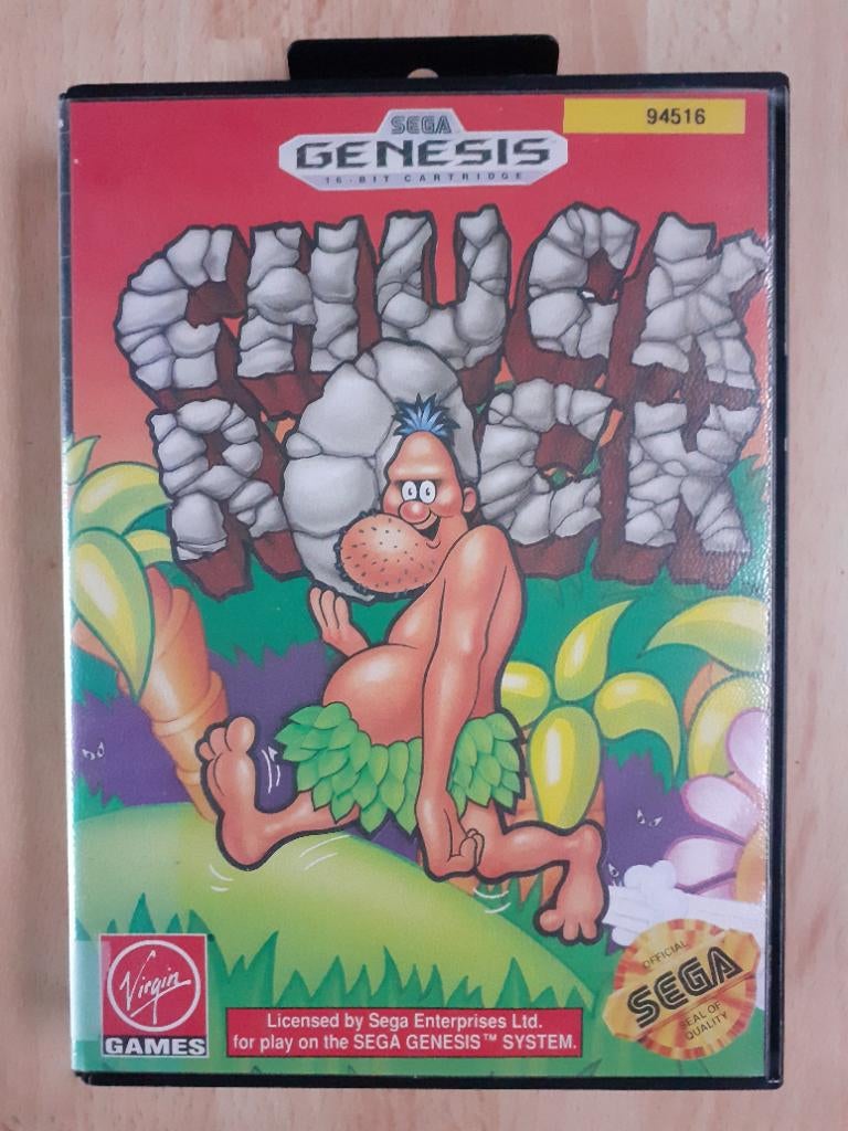 Chuck rock, Enlèvement ou Envoi, 1 joueur, Utilisé, Mega Drive