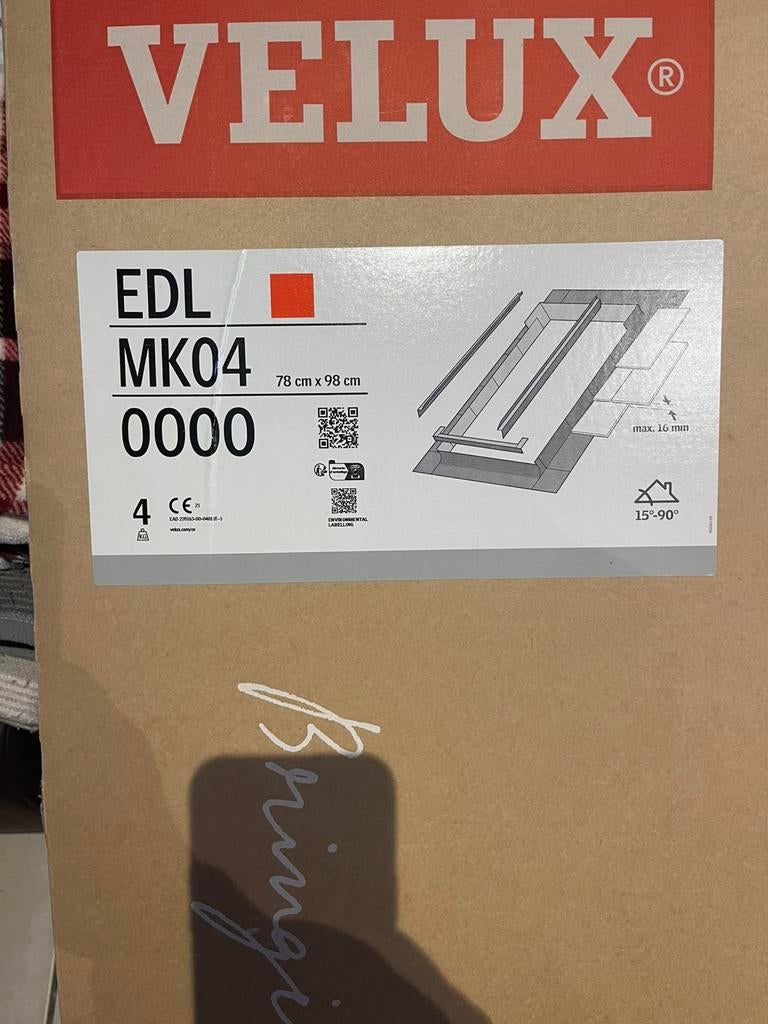 Raccord d’étanchéite pour fenêtre de toit VELUX(ardoise ), Bricolage & Construction, Enlèvement, Comme neuf