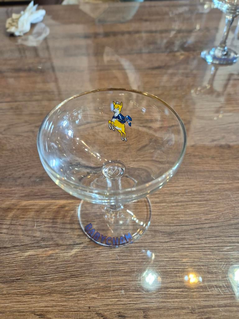 6 coupes à champagne babycham des années 70, Enlèvement ou Envoi