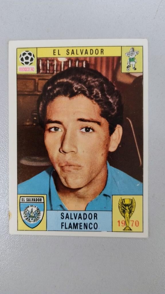 Panini Mexico 70 : El Salvador - Salvador Flamenco., Enlèvement ou Envoi, Comme neuf