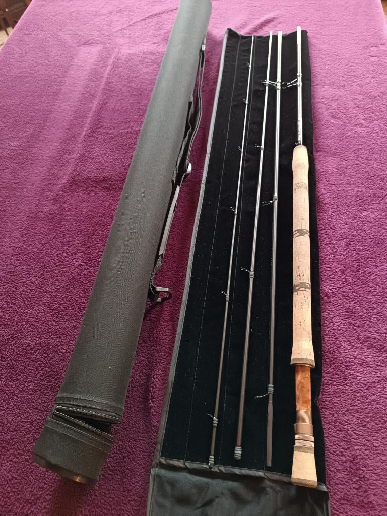 Canne truite Toc / Nymphe Artisanale, Enlèvement ou Envoi, Comme neuf, Canne à pêche complète