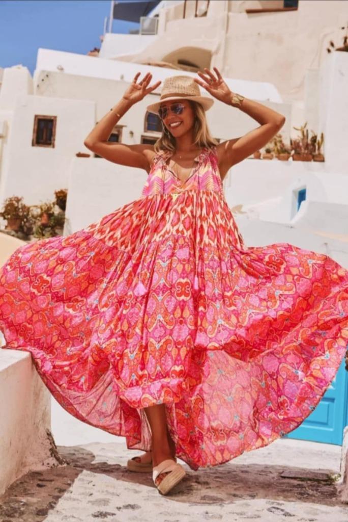 Prachtige jurk in super mooie kleur one size, Kleding | Dames, Nieuw, Ophalen of Verzenden, Roze, ANDERE