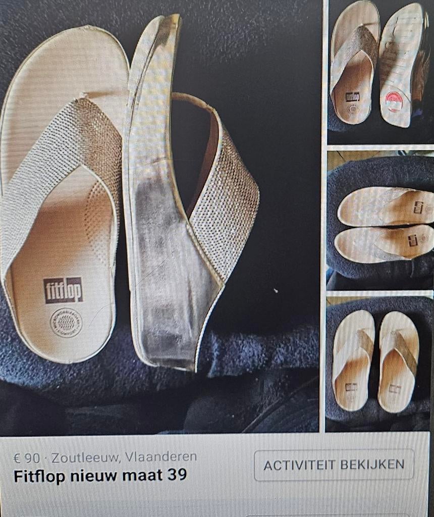 Fitflop nieuw eu 39, Kleding | Dames, Ophalen of Verzenden, Zo goed als nieuw