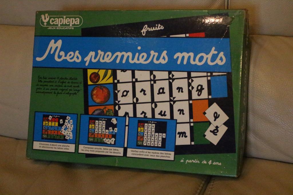 Jeu éducatif vintage "Mes premiers mots" années 1970/80, Enlèvement