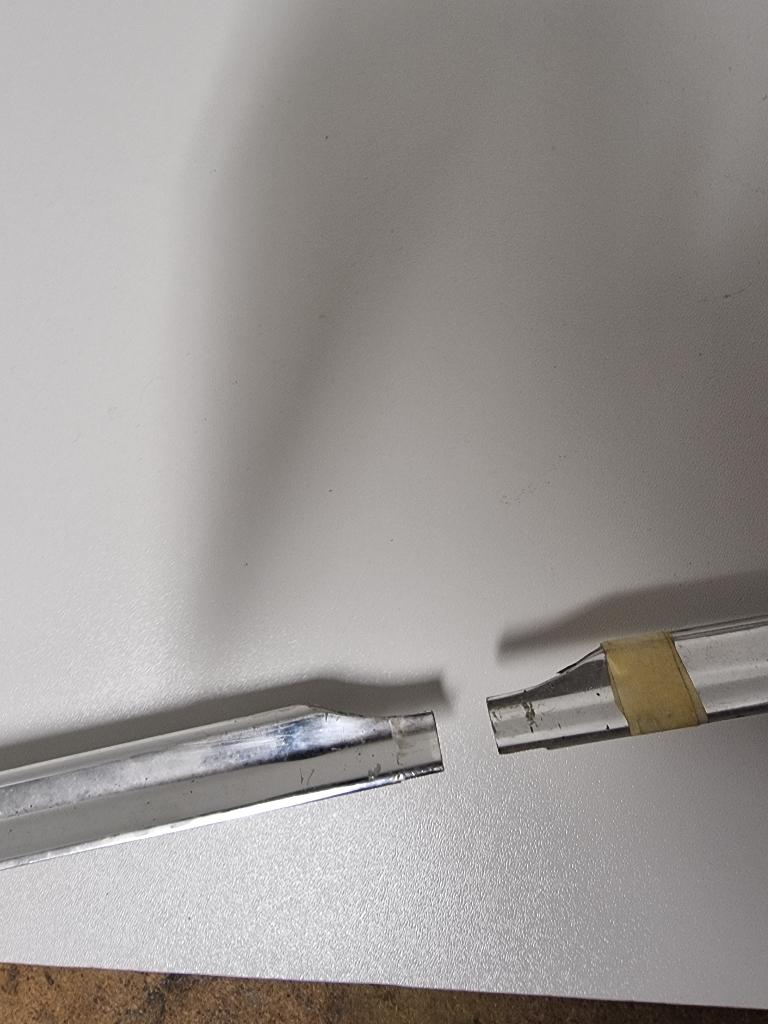 Mercedes W 107 sl softopstrip Dek Chroom, Mercedes-Benz, Enlèvement ou Envoi, Garde-boue, Utilisé