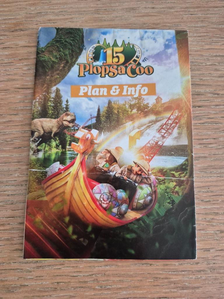 Park plan Plopsa Coo 15 jarig bestaan, Enlèvement ou Envoi, Utilisé