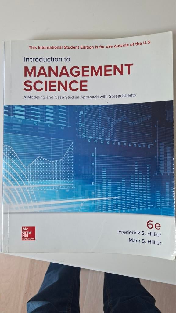Introduction to Management Science, Boeken, Ophalen of Verzenden