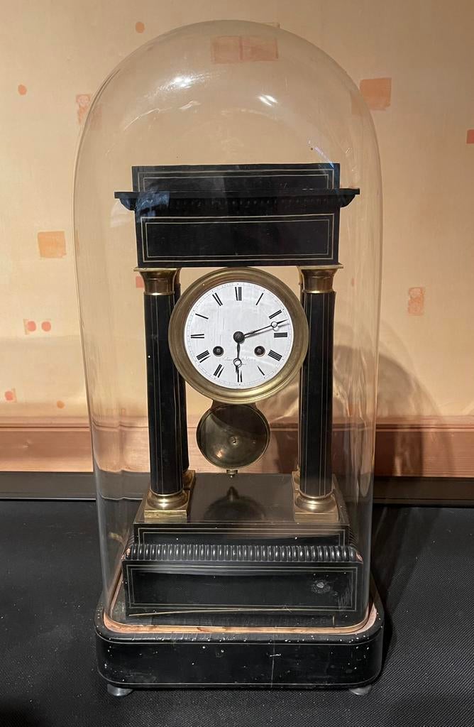 Klok met stolp, Antiek en Kunst, Antiek | Klokken, Ophalen