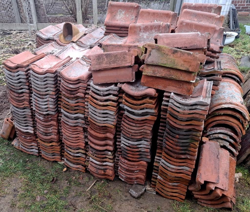 Dakpannen Depafa Waalkleipan - Deester pannenfabriek +/-43m², Ophalen, Gebruikt, Steen of Klei, 15 m² of meer