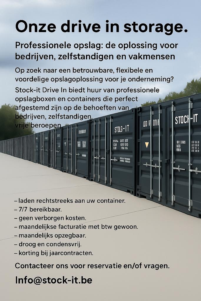 Opslag containers selfstorage, drive inn storage, Immo