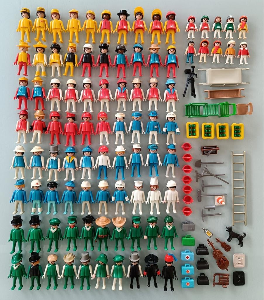 Figurines et accessoires vintage Playmobil Geobra., Enlèvement ou Envoi, Utilisé, Playmobil en vrac