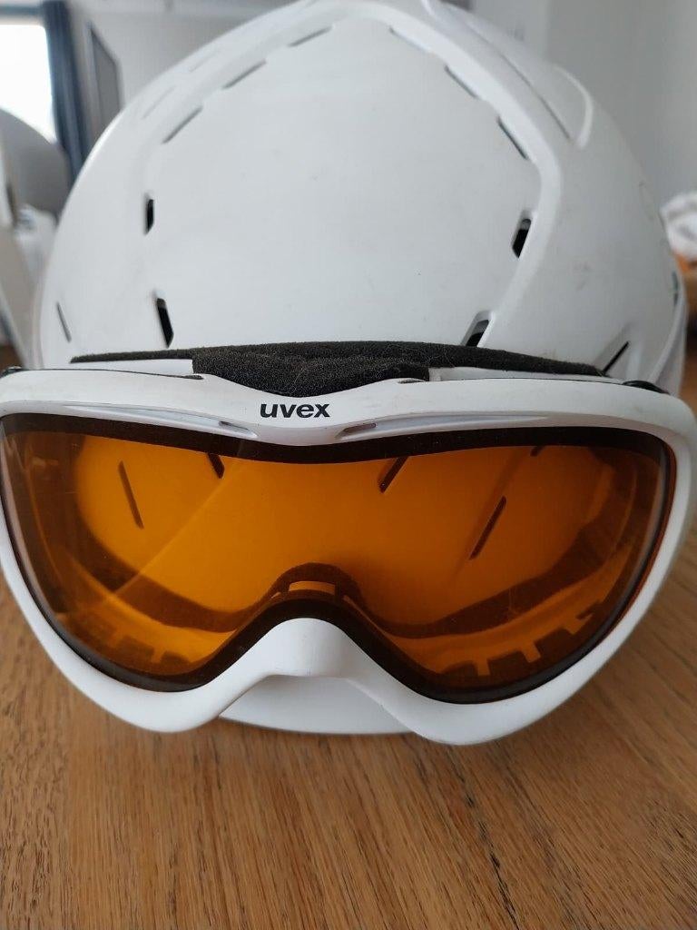 helm ski + skibril, Gebruikt, Kleding, Ski, Ophalen