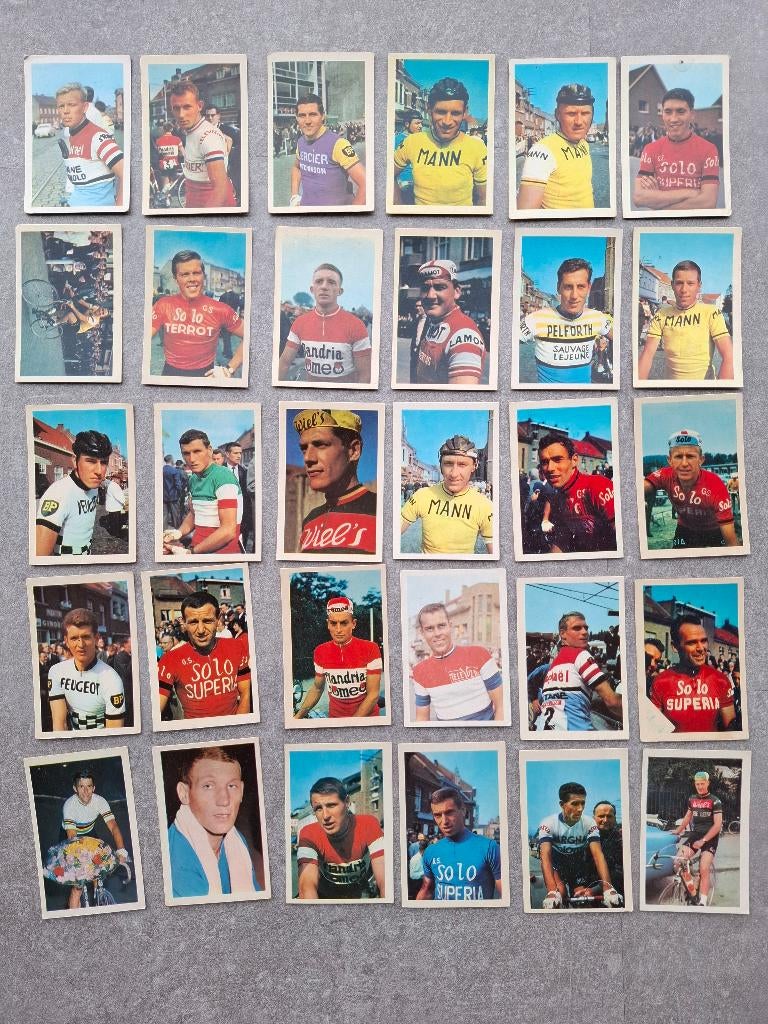 Wielrenners 1966 - Maple leaf, Verzamelen, Sportartikelen en Voetbal, Zo goed als nieuw, Spelerskaart, Ophalen of Verzenden