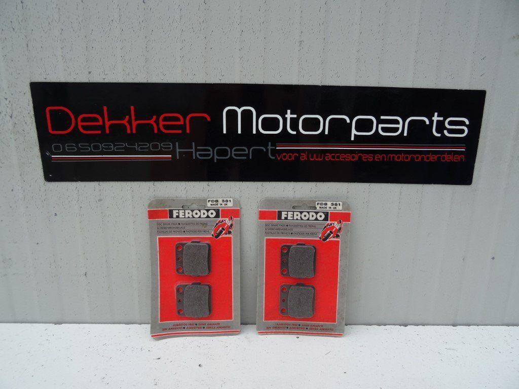 Ferodo  remblokken achterzijde Kawasaki KX80 KX100 KX65 etc, Motoren, Onderdelen | Kawasaki, -, -, Nieuw, Ophalen of Verzenden
