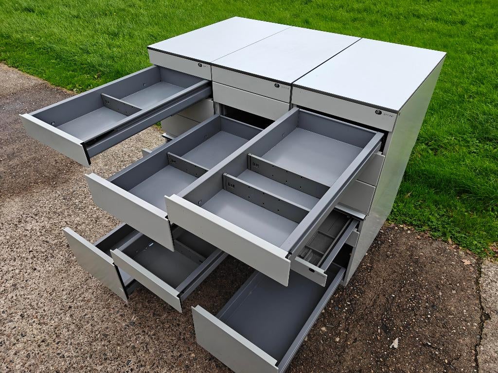 Stalen ladeblok(ken) voor bv werkbank, opslag, gereedschap, Ophalen, Gebruikt