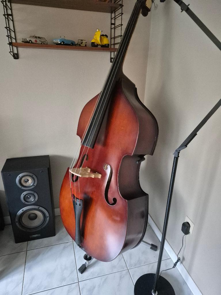 Contrebasse 3/4, Musique & Instruments, Instruments à cordes frottées | Contrebasses, Enlèvement, Utilisé, Contrebasse 3/4