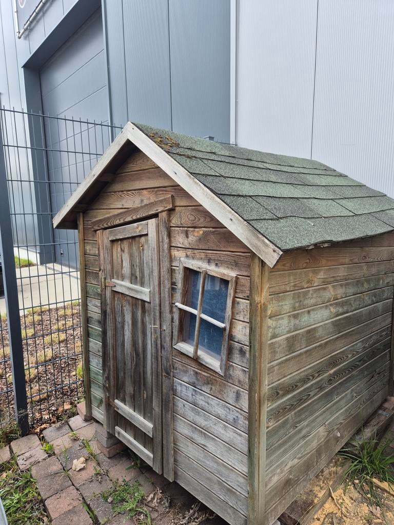 Houten speelhuisje, Kinderen en Baby's, Speelgoed | Buiten | Speelhuisjes, Ophalen