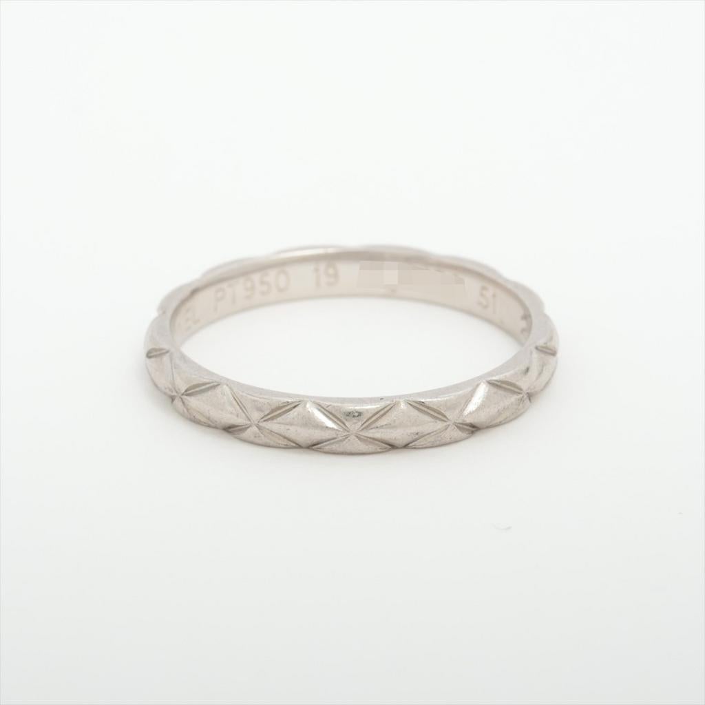 Bague Chanel Coco Crush Matelassée 51, Bijoux, Sacs & Beauté, Plus petit que 17, Utilisé, Argent, Envoi