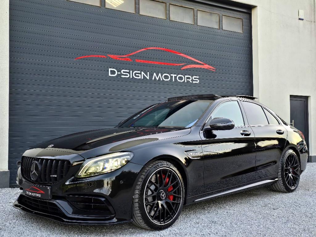 MERCEDES-BENZ C 63 S AMG V8 BI-TURBO (510pk) 2019 64.725km, Auto's, Automaat, Achterwielaandrijving, 375 kW, Zwart