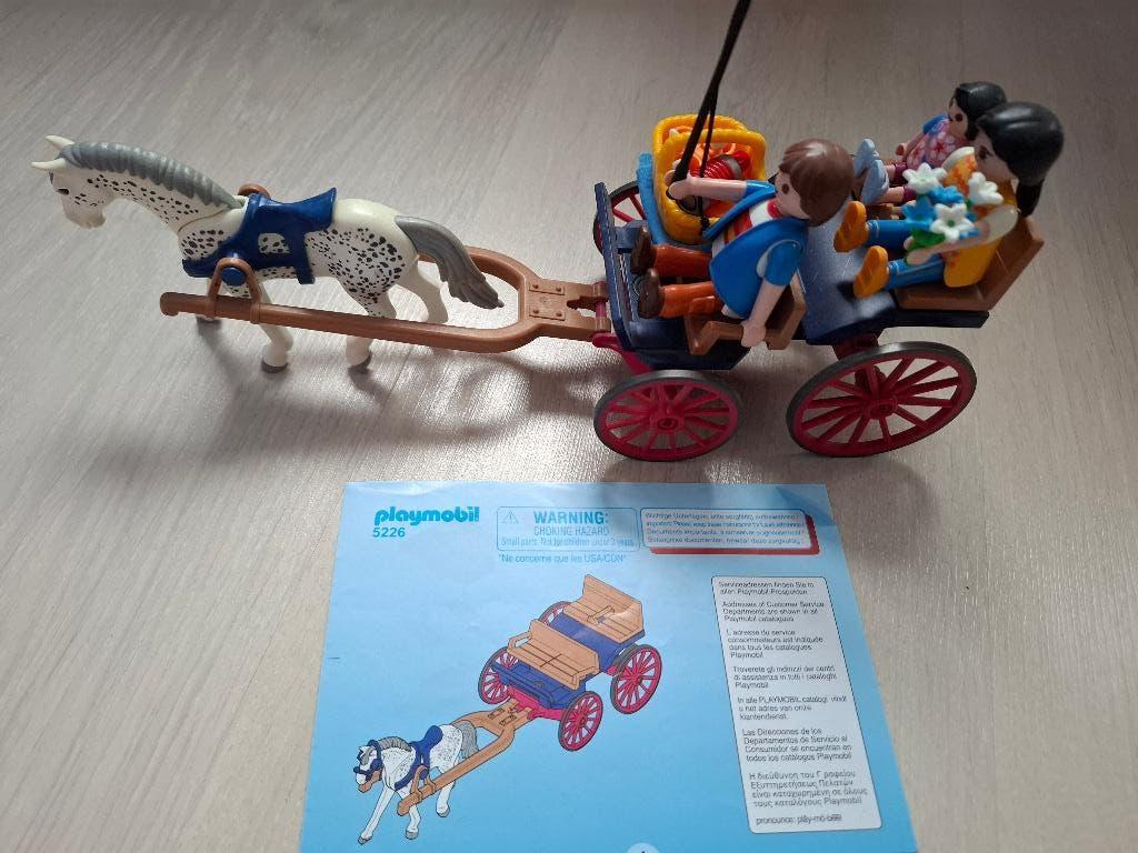 playmobil 5226 country paardenkoets met familie, Kinderen en Baby's, Speelgoed | Playmobil, Ophalen, Zo goed als nieuw, Complete set