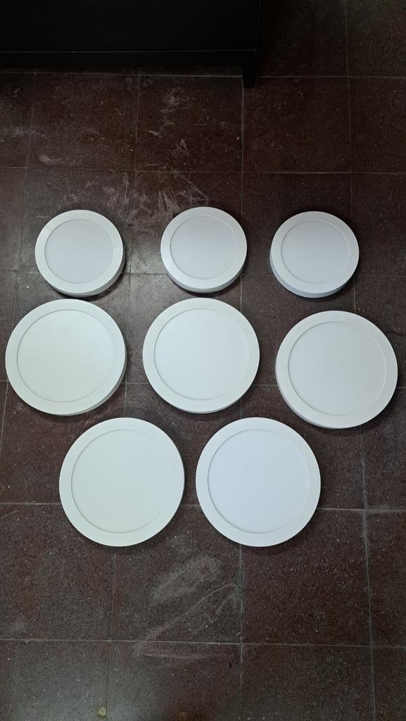 8 plafondlampen, Huis en Inrichting, Lampen | Plafondlampen, Ophalen