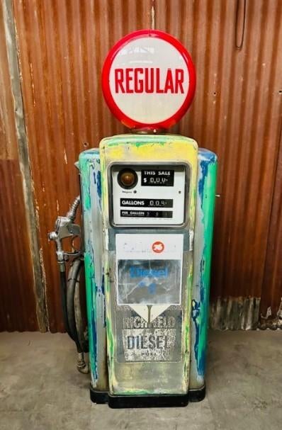 Wayne 100 vintage benzinepomp garage USA mancave decoratie, Verzamelen, Ophalen, Gebruikt, Gebruiksvoorwerp