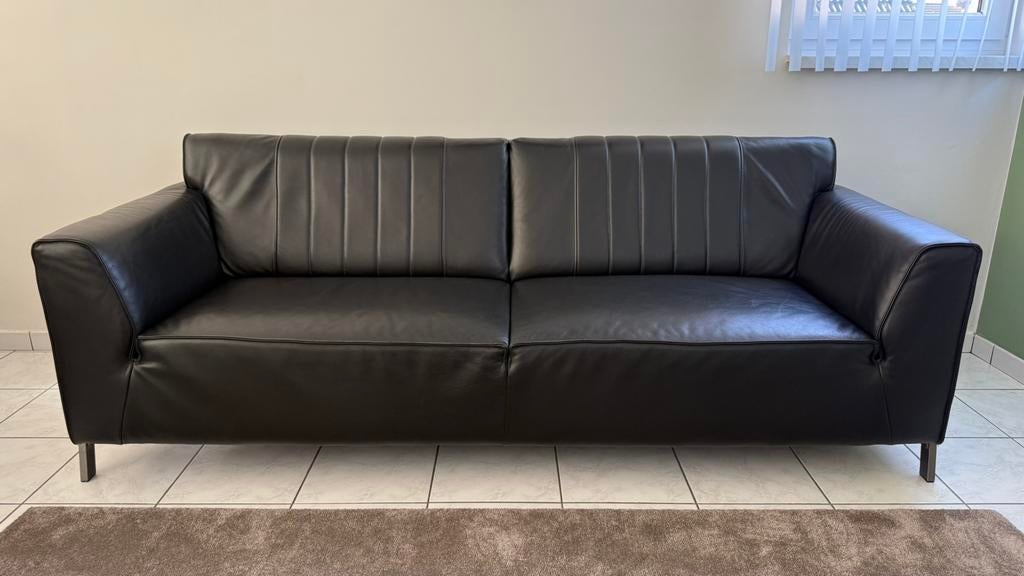 Lederen zetels Henders & Hazel, Enlèvement, Utilisé, Banc droit, Cuir