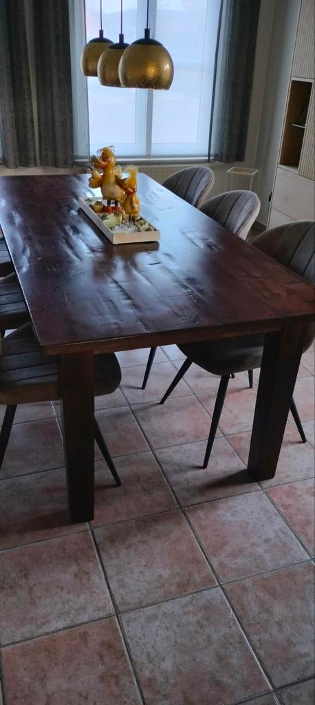 Prachtige, eenvoudige eetkamertafel in koloniale stijl., Huis en Inrichting, Ophalen
